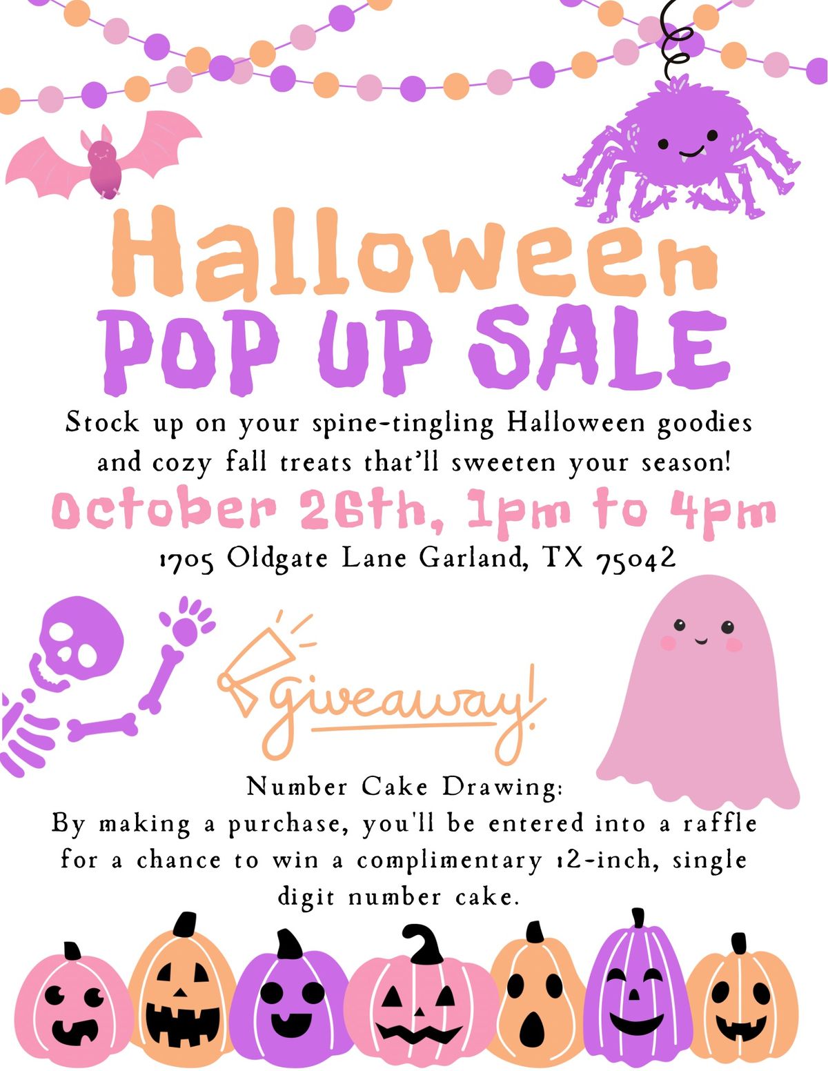 Halloween Pop Up Sale \ud83c\udf83