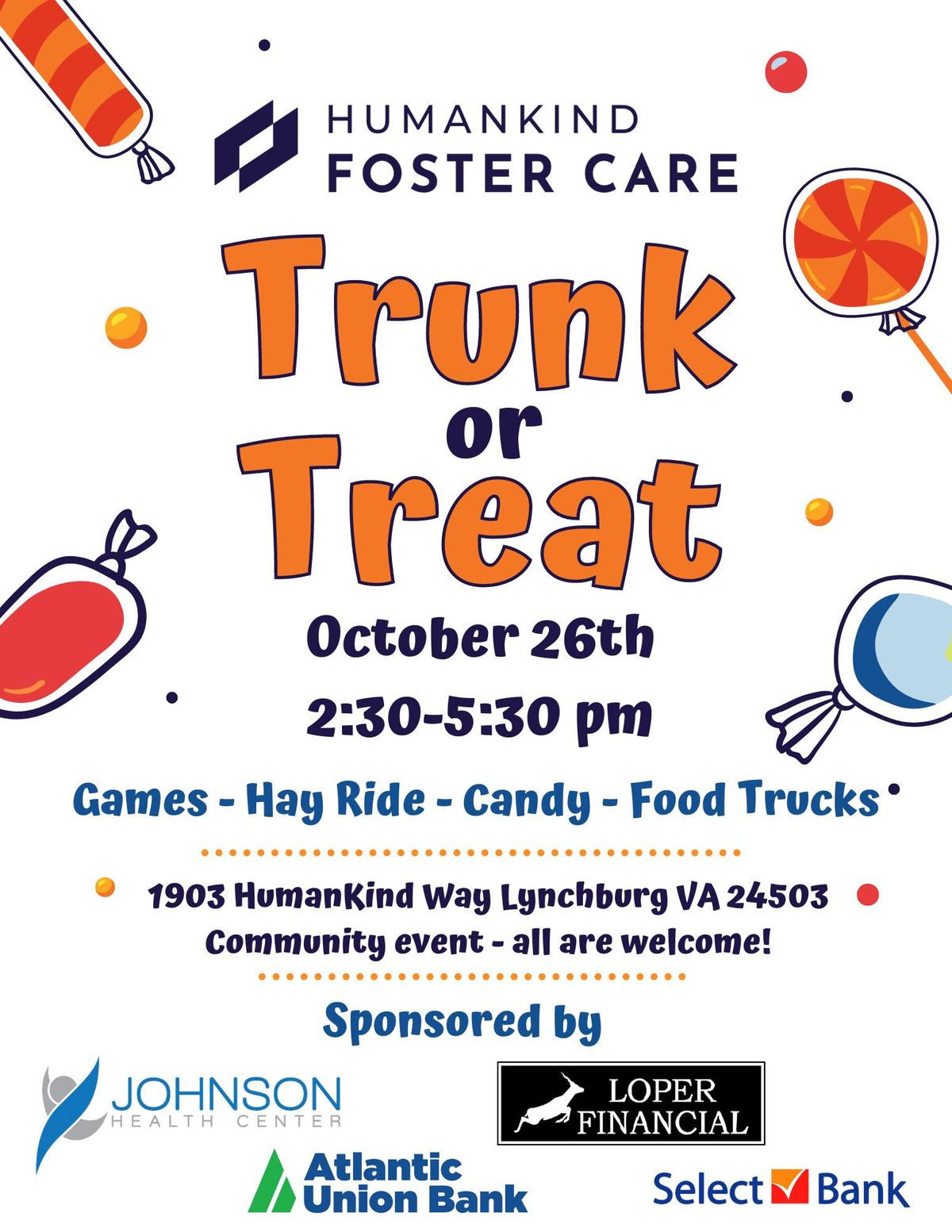 HumanKind Foster Care Trunk or Treat