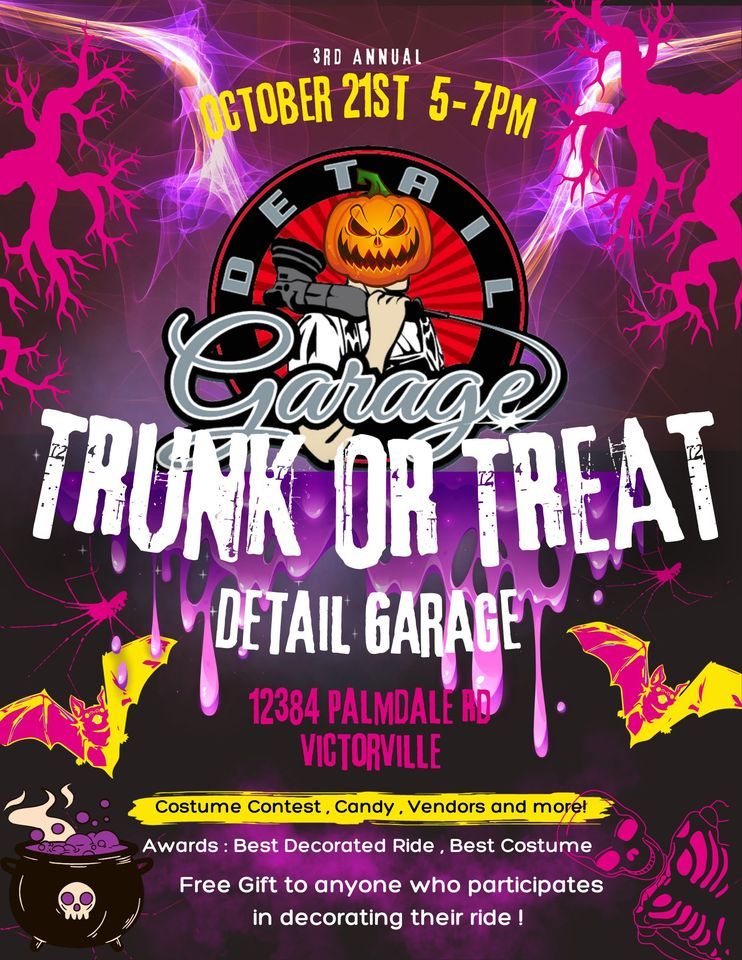 3rd Annual Trunk or Treat ! 12384 Palmdale Rd, Victorville, CA 92392
