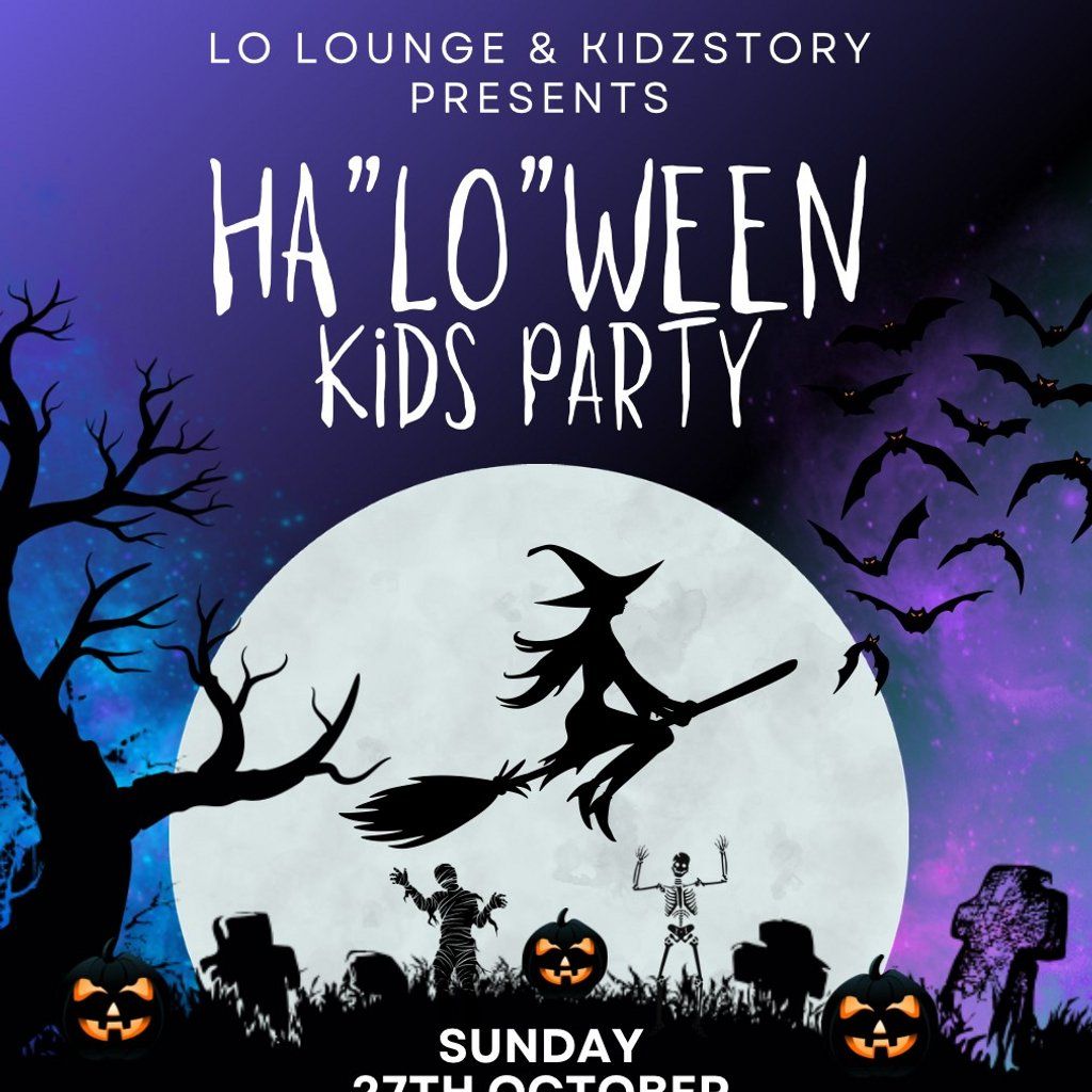 KIDZSTORY present HA"LO"WEEN KIDS PARTY