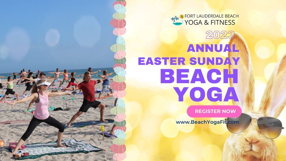 A Special Easter Sunday Beach Yoga: Annual Event 