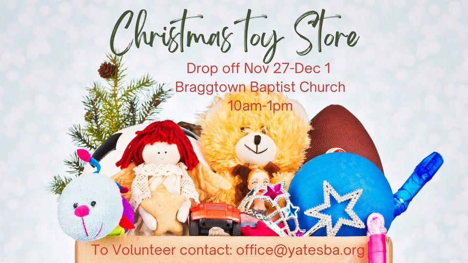 Christmas Toy Store Set-Up & Donation Drop-Off