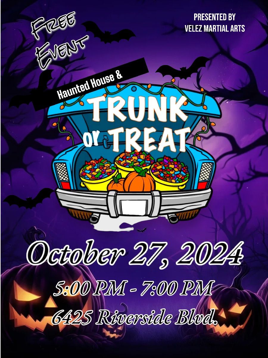 Velez Martial Arts Haunted House and Trunk or Treat