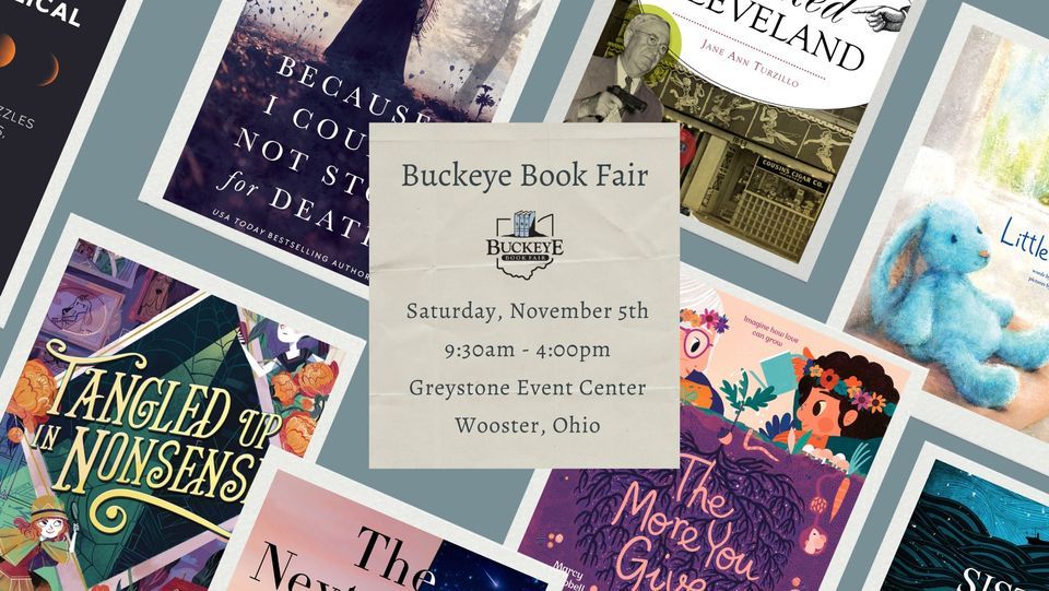Buckeye Book Fair Greystone event center, Wooster, OH November 5, 2022