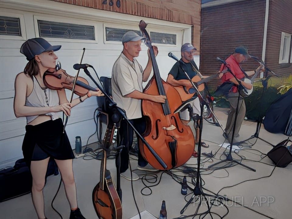 A Bluegrass Christmas by Creek Bend and Bill Ward Art's Cafe