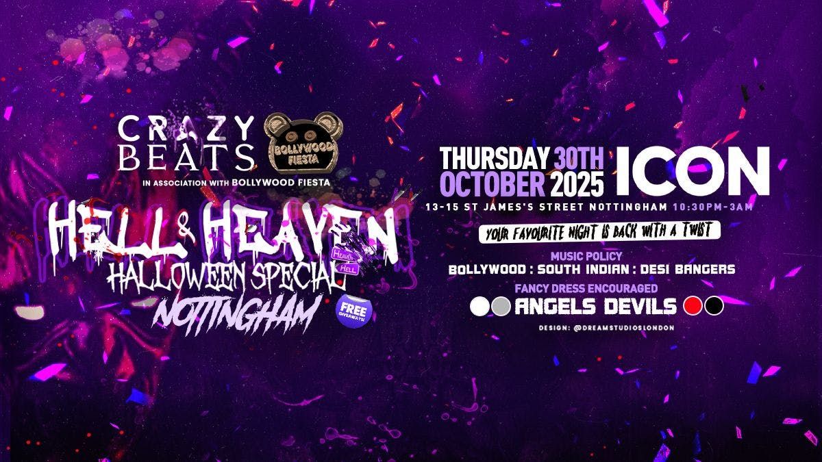 BOLLYWOOD FIESTA X CRAZY BEATS PRESENTS: HELL OR HEAVEN \ud83d\udc7b\ud83d\udd25