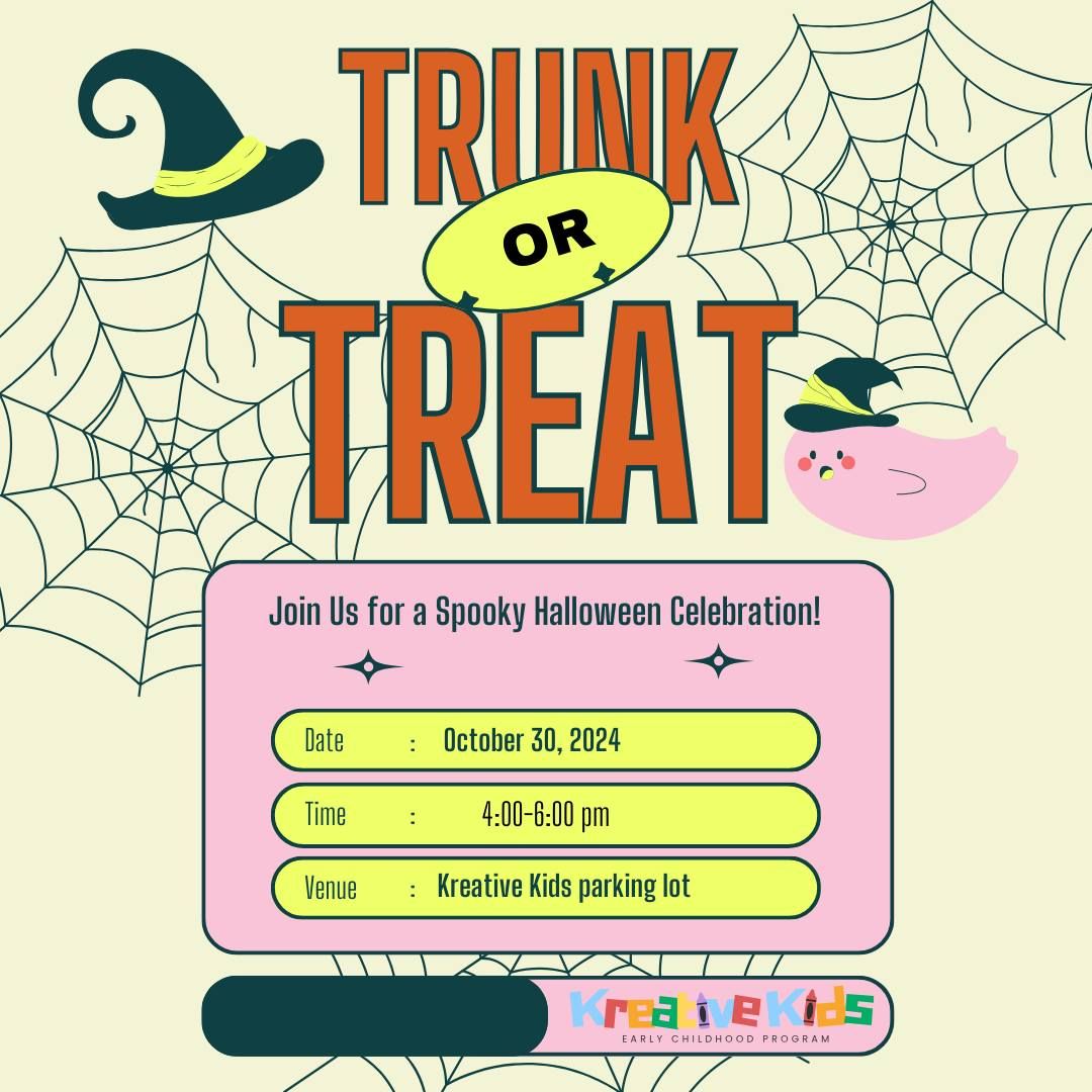 1st annual- Trunk or treat