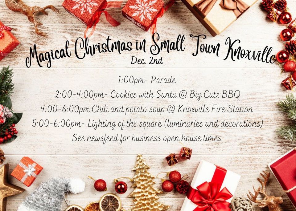 Small Town Knoxvilles Magical Christmas City of Knoxville, Illinois