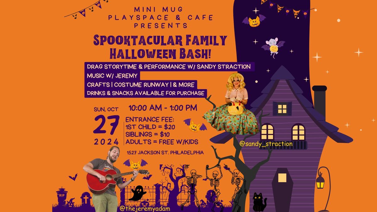 Spooktacular Family Halloween Bash at Mini Mug Playspace & Cafe