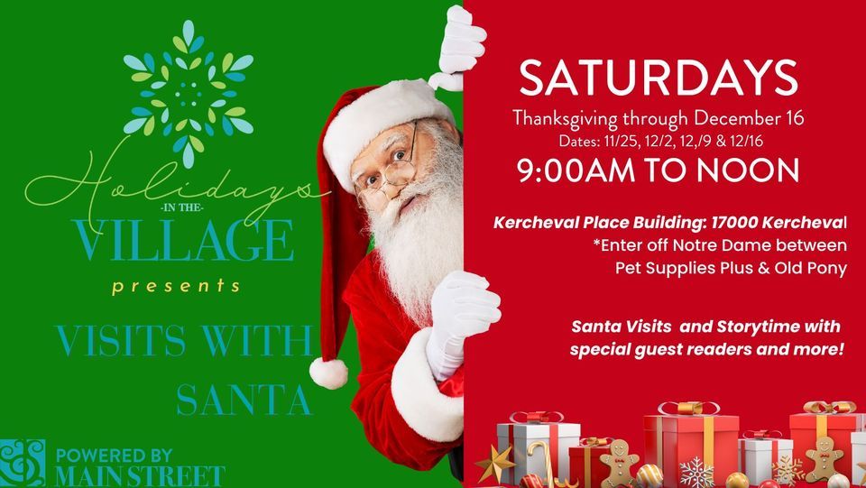 Santa Visits in The Village | 17000 Kercheval St, Grosse Pointe, MI ...