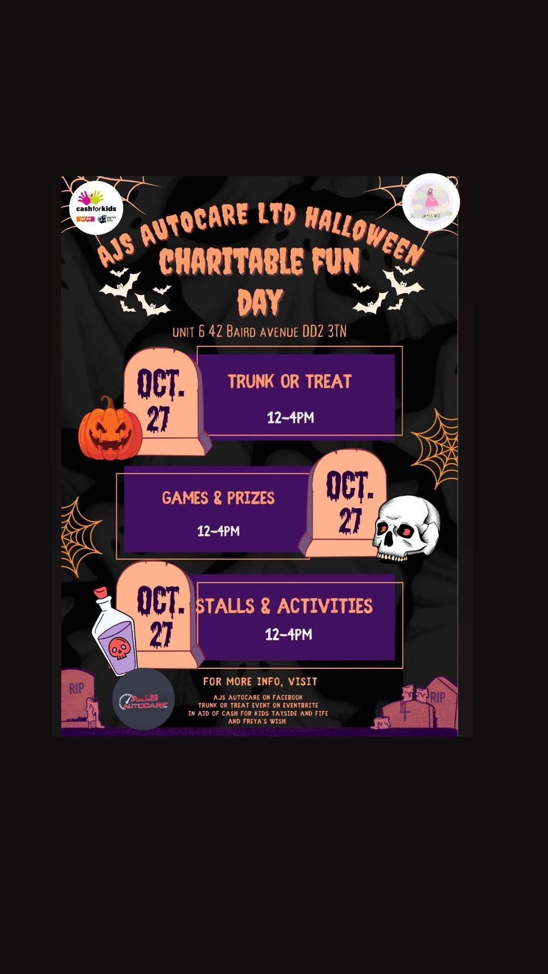 TRUNK OR TREAT Charity Fun Day! 