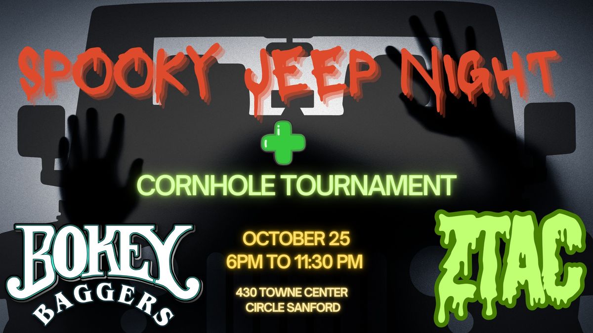 Spooky Jeep Night and Cornhole Tournament at Decision Tactical 