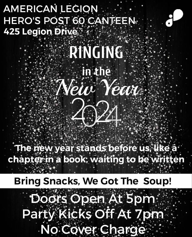 American Legion Heros Post 60 Canteen New Years Eve Party American