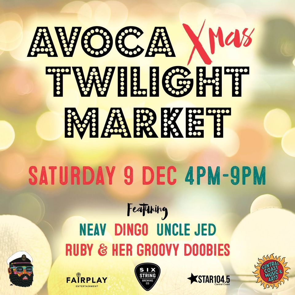 Avoca Twilight Market 2023 Avoca Beachside Markets December 9, 2023