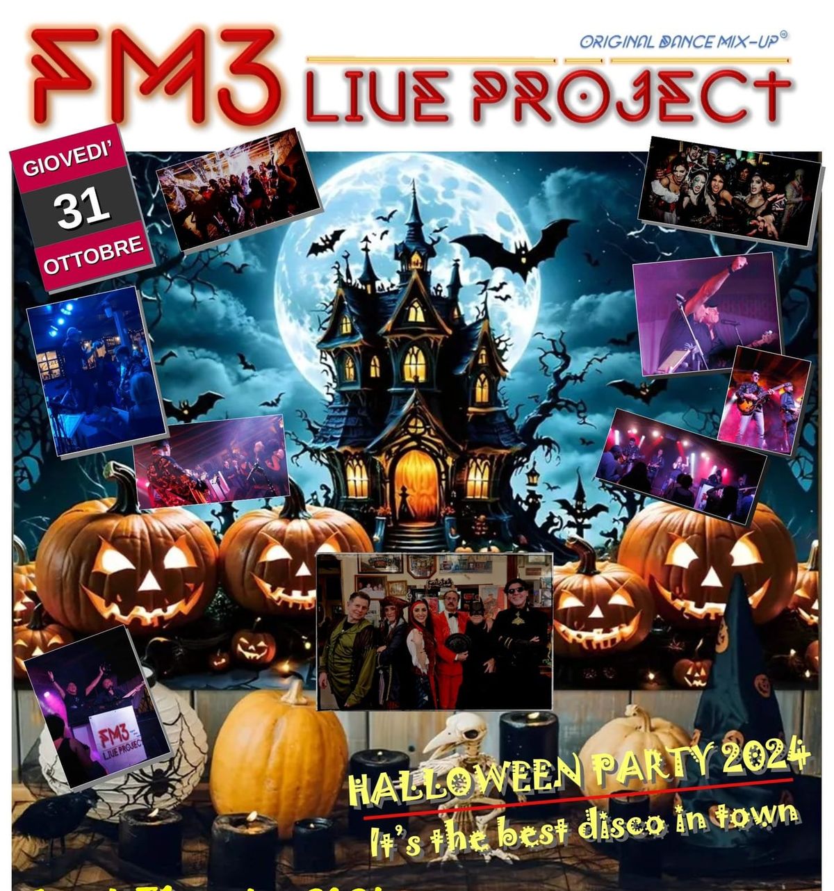 Halloween dance con gli FM3 project live