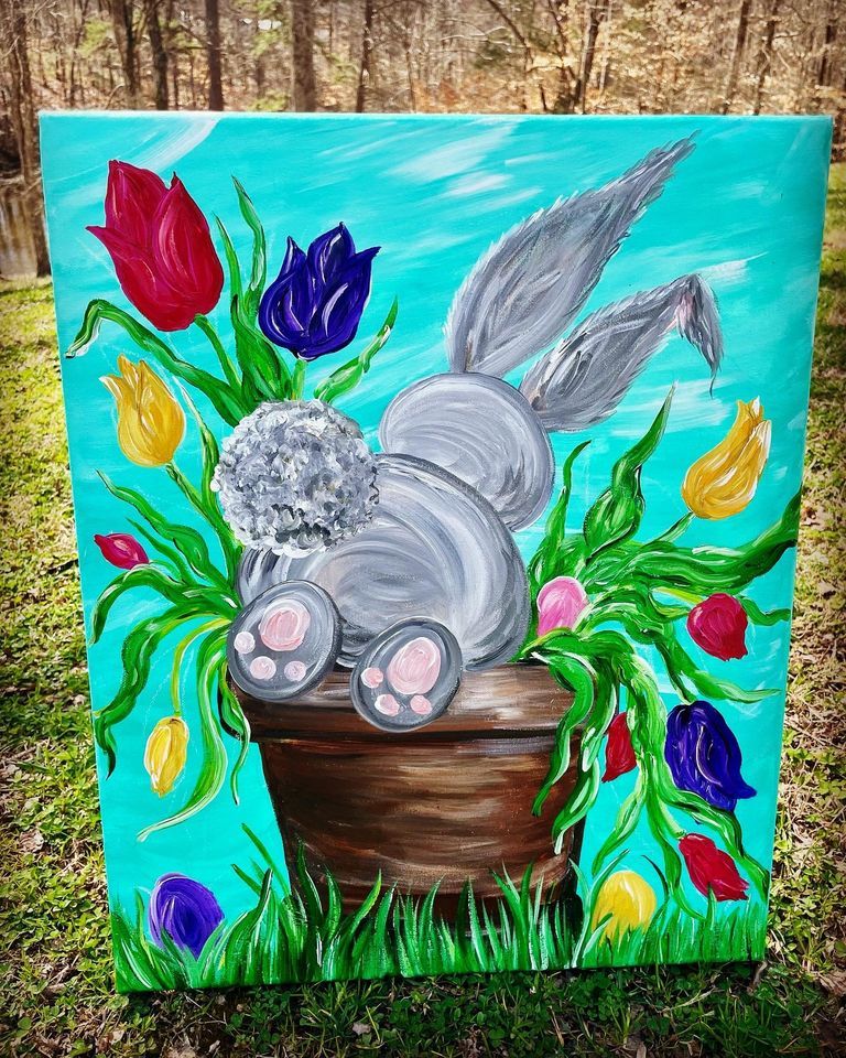 Garage Tavern Easter Bunny Sip & Paint March 29th Garage Tavern