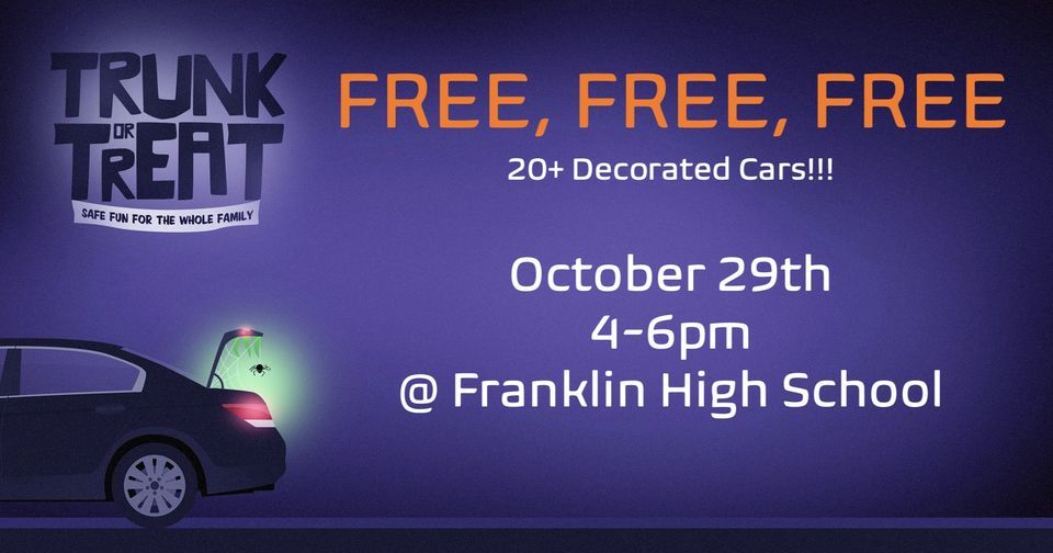 Trunk or Treat Livonia Franklin High School Franklin High School