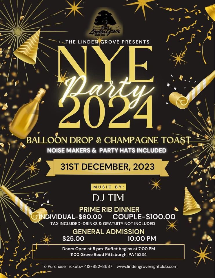 The Linden Grove New Years Bash | Linden Grove Nightclub and Restaurant ...