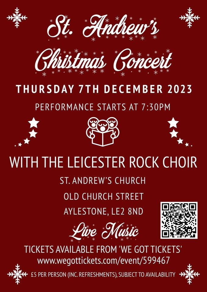 St. Andrews Christmas Concert 2023 St Andrew's Church, Aylestone