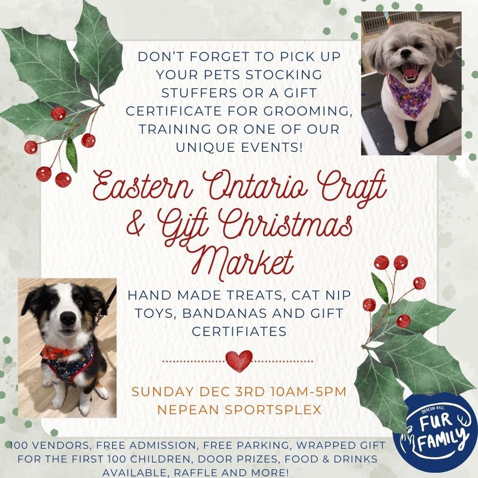 Eastern Ontario Craft & Gift Christmas Market Nepean Sportsplex, Ottawa, ON December 3, 2023 Eastern Ontario Craft & Gift Christmas Market Nepean Sportsplex, Ottawa, ON December 3, 2023
