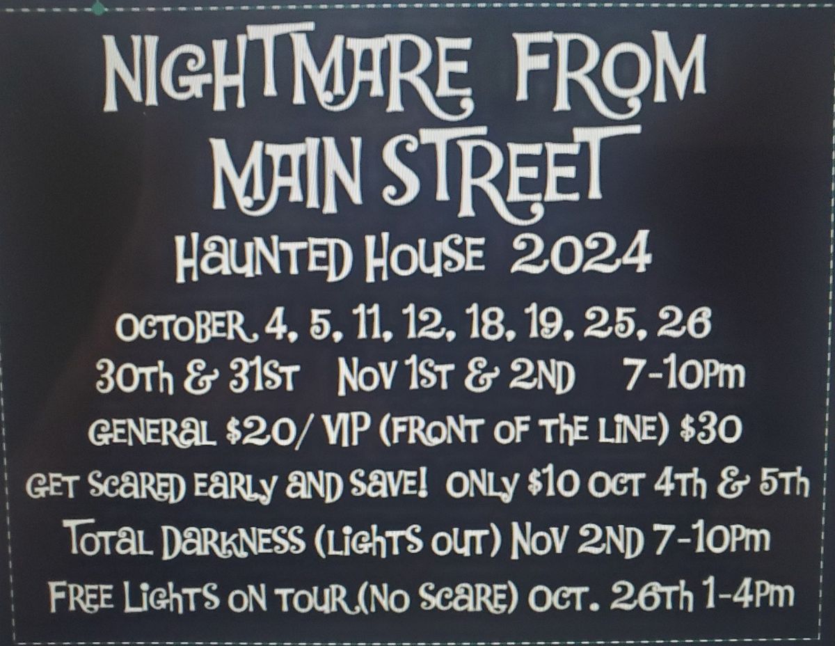 Scariest Haunted House on the Central Coast is back! 828 14th Street