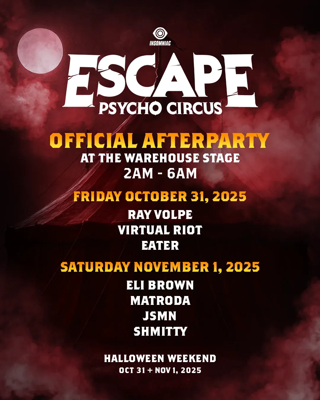 Escape Halloween - Saturday at National Orange Show Event Center