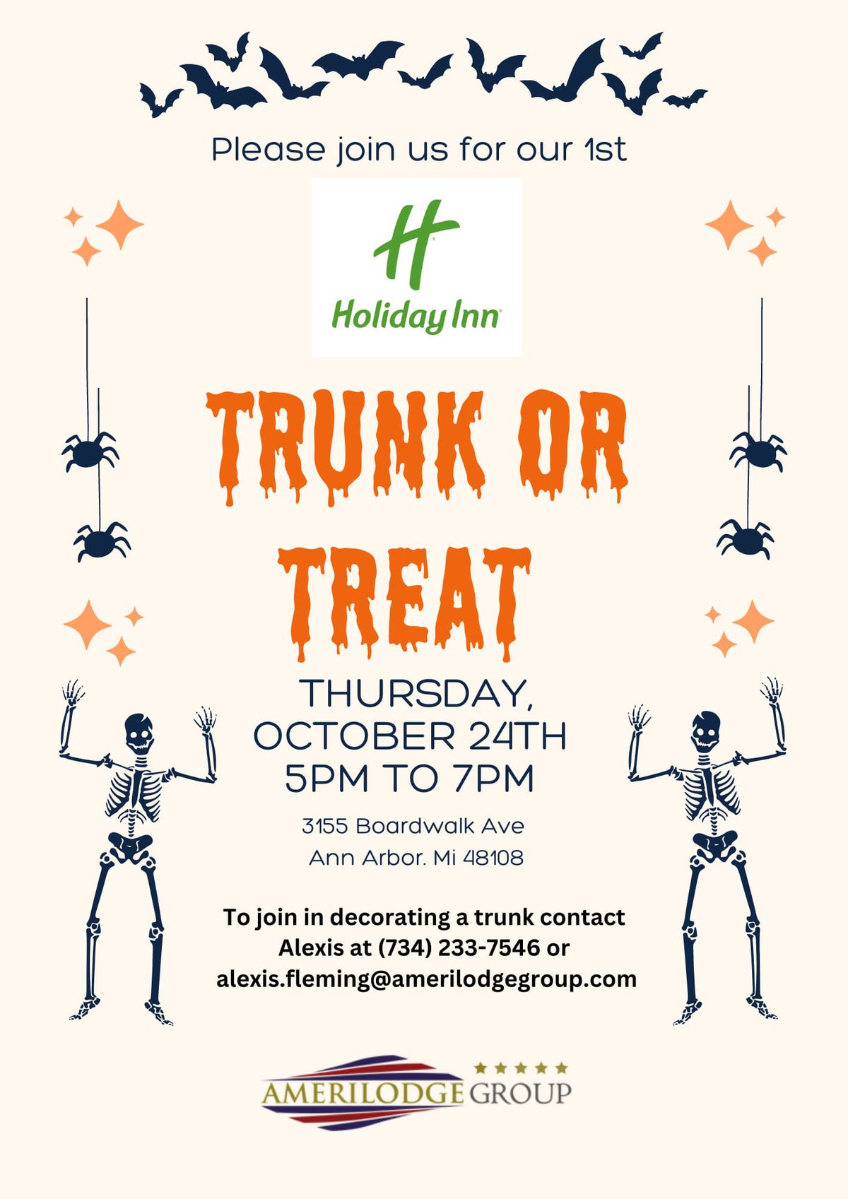 Holiday Inn & Suites 1st Annual Trunk or Treat