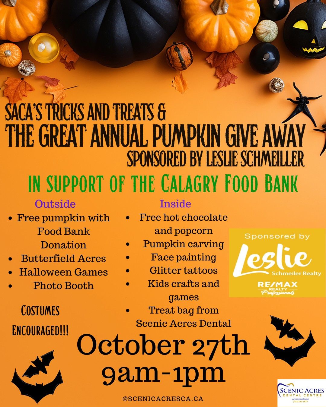 Leslie Schmeilers Great Pumpkin Giveaway and Halloween Tricks and Treats