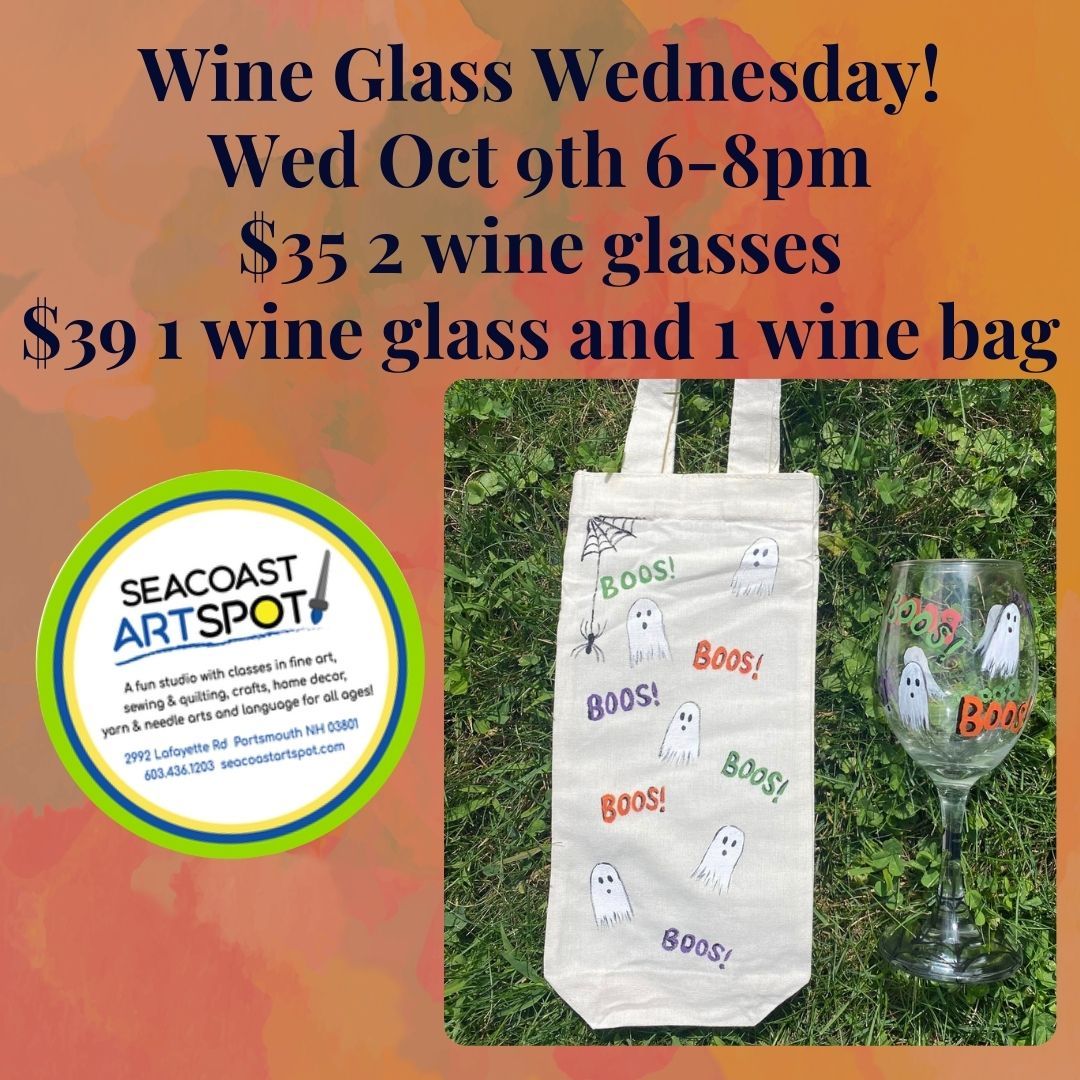 Wine Glass Wednesday! $39\/$35\/$20