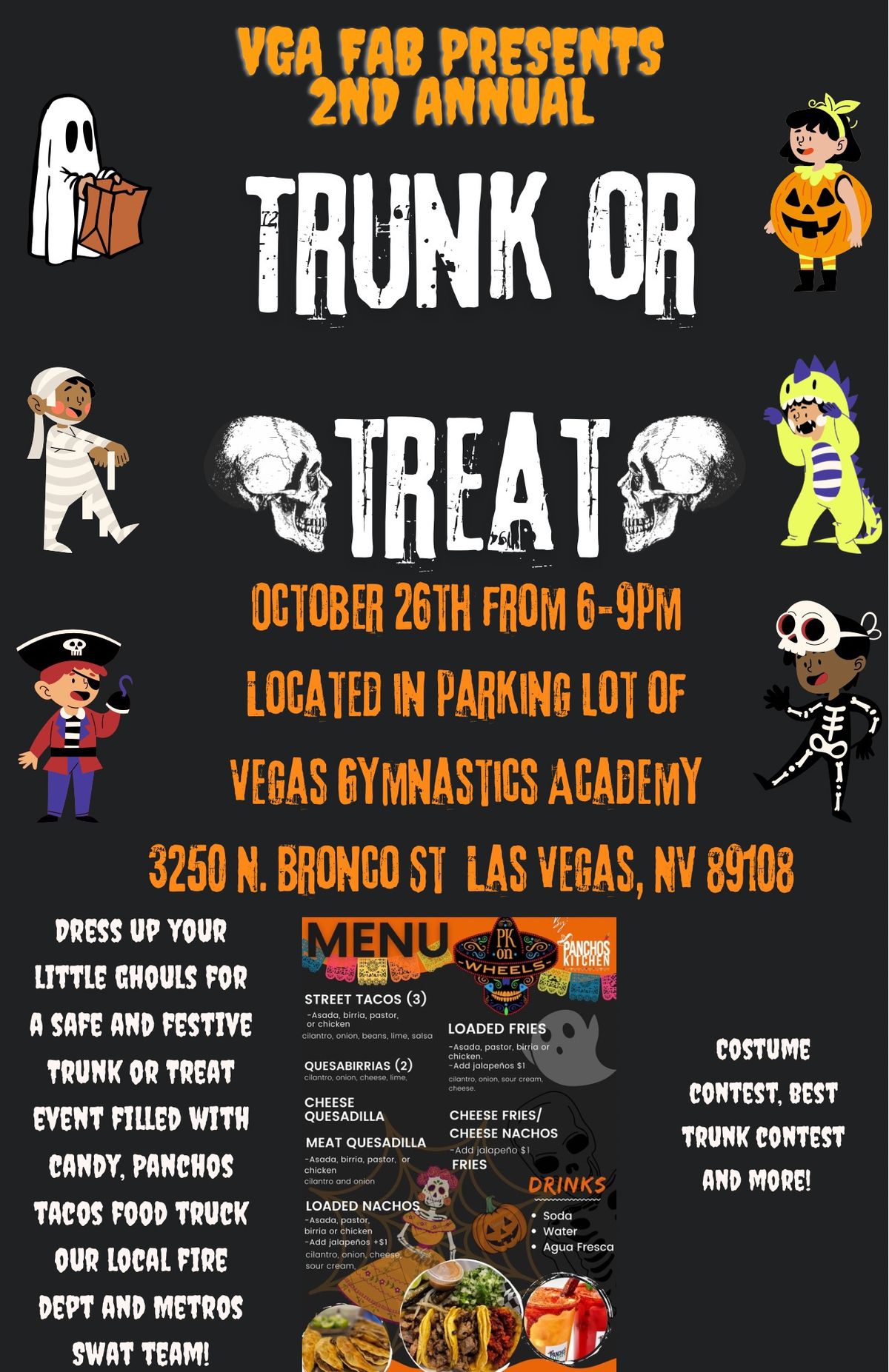 VGA Fab 2nd annual TRUNK OR TREAT