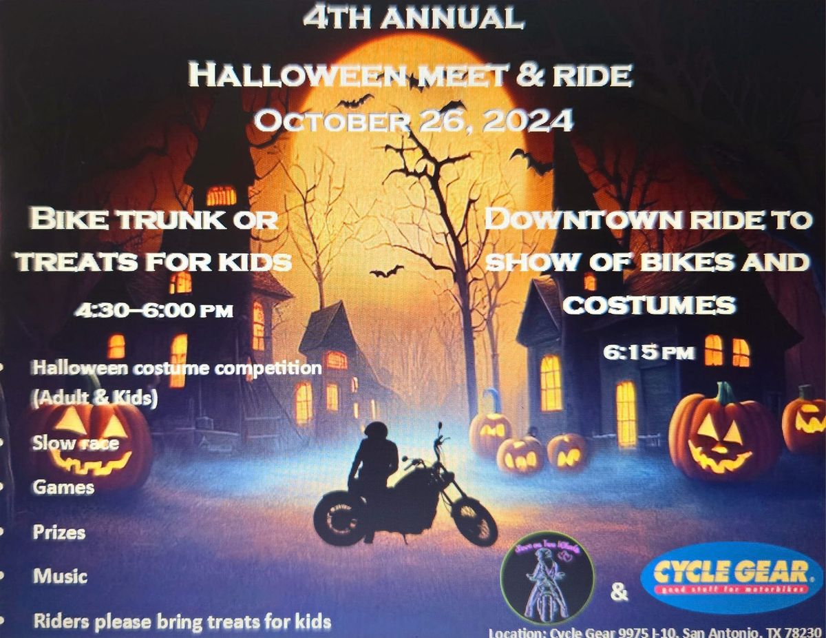 4th Annual Halloween Meet & Ride 