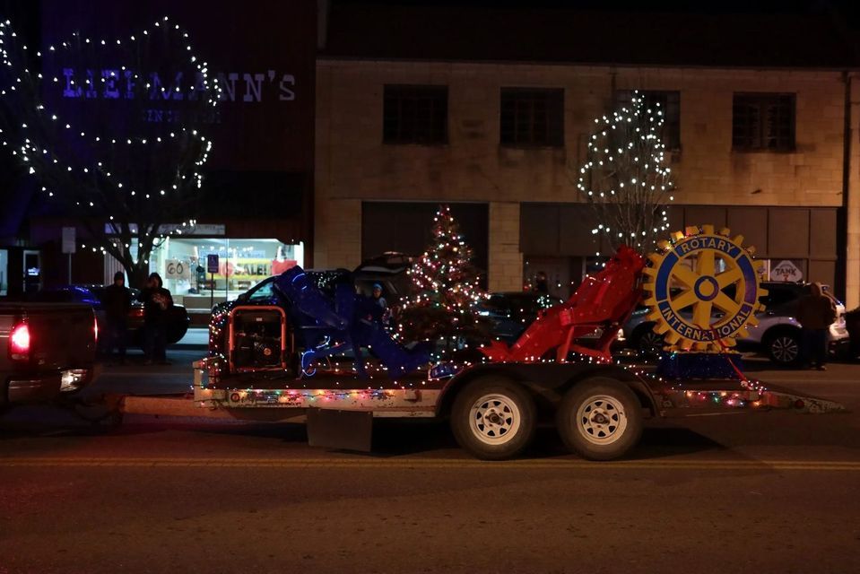 McKinney Rotary Christmas Parade of Lights Historic Downtown McKinney