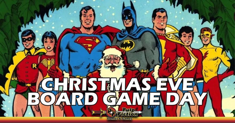 Special Christmas Eve Board Game Day Pulp Fiction Comics & Games