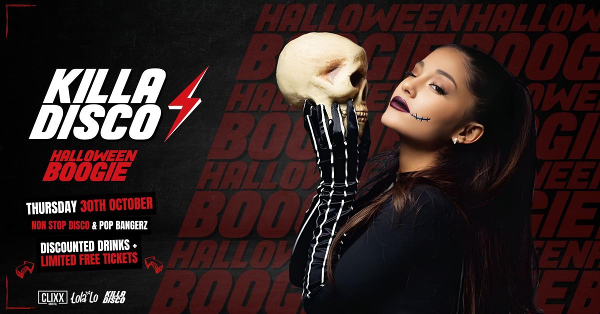 KILLA DISCO \u26a1 Halloween Boogie \ud83d\ude0b Free shot with every ticket 