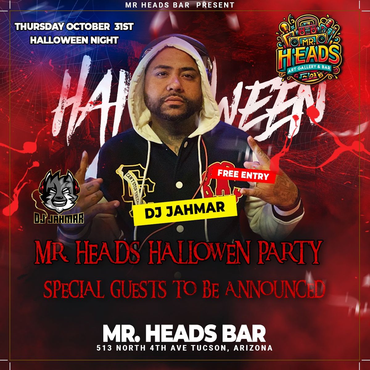 Mr Heads Official Halloween Party 2024