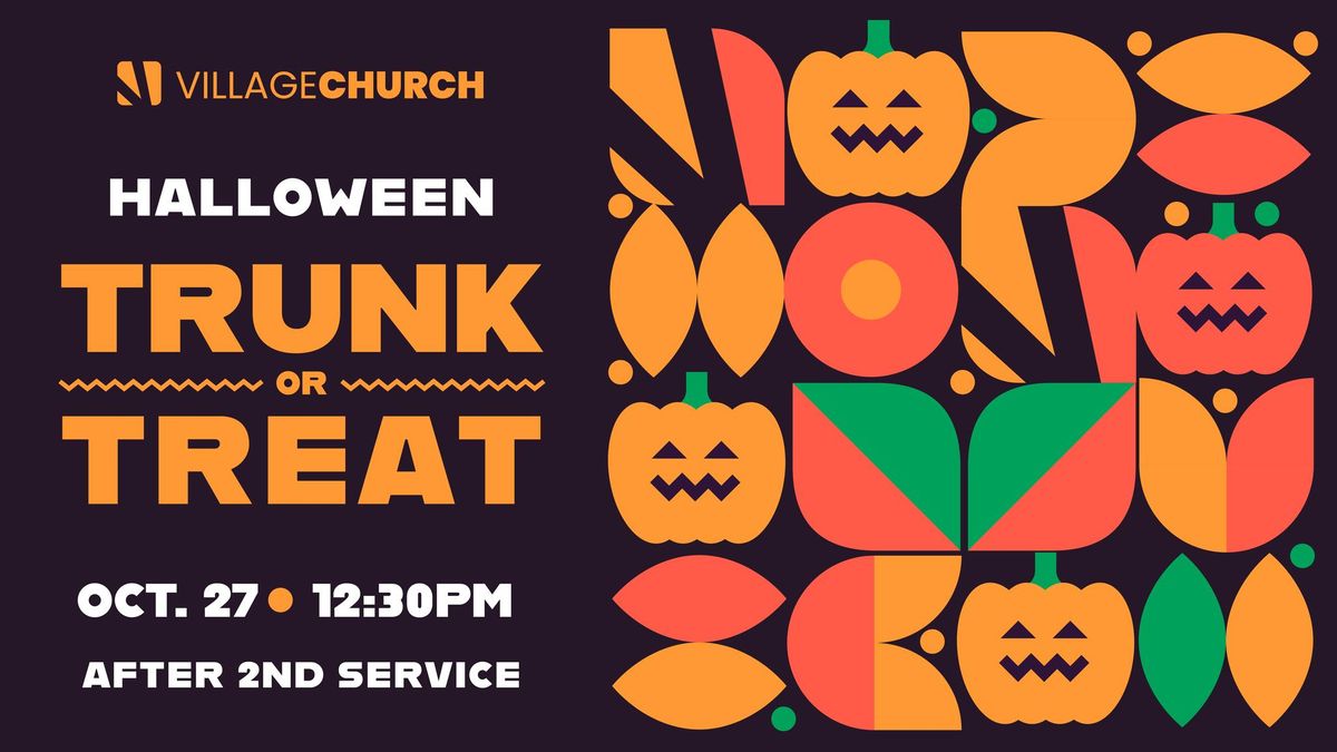 Halloween Trunk or Treat - Sunday at Village Church