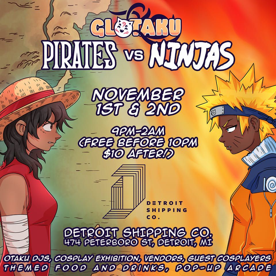 Glotaku Halloween: Pirates vs Ninja (Detroit) 