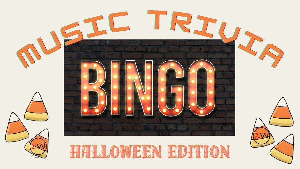 MusicTrivia Bingo Halloween Edition 2 Witches Winery & Brewing Co