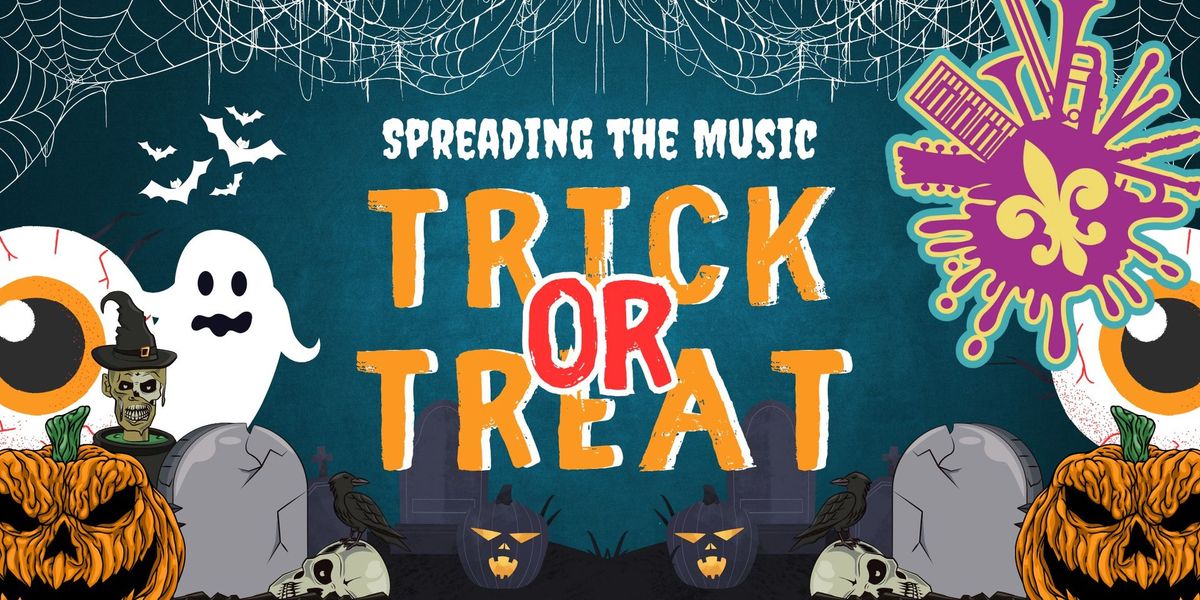 Spreading the Music Trick or Treating 