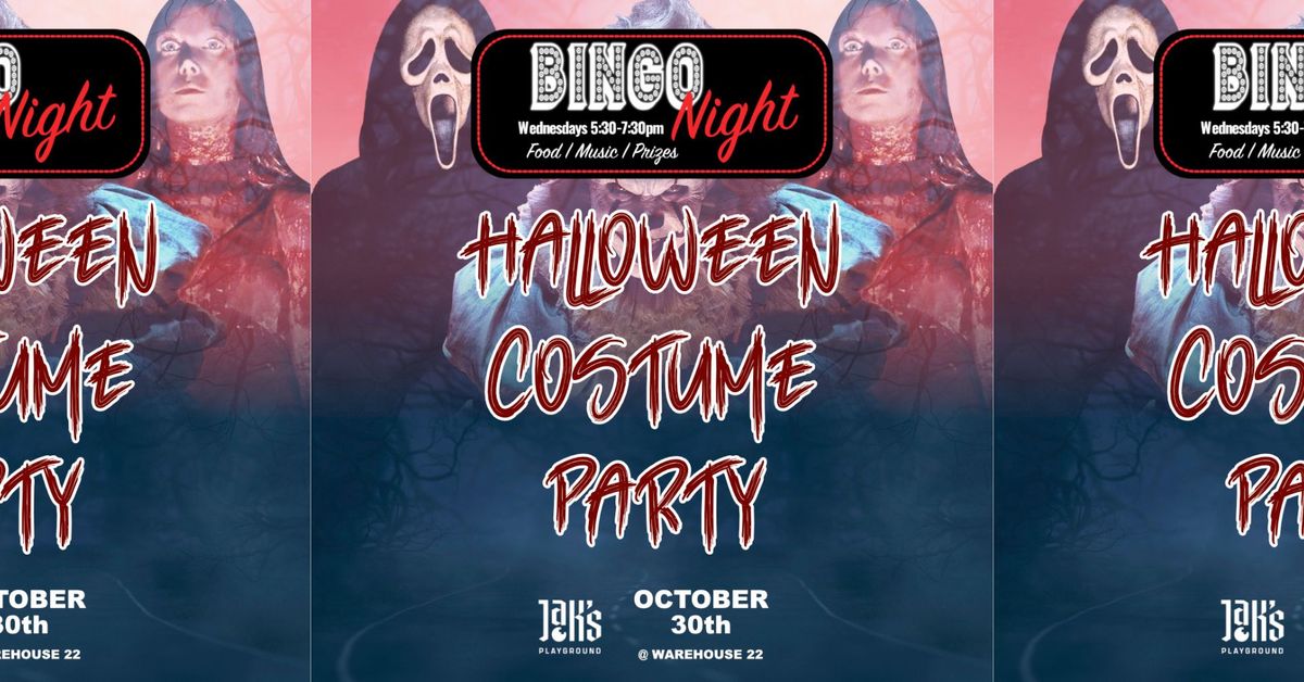 Costume Party Bingo Night & Dinner - Oct. 30th