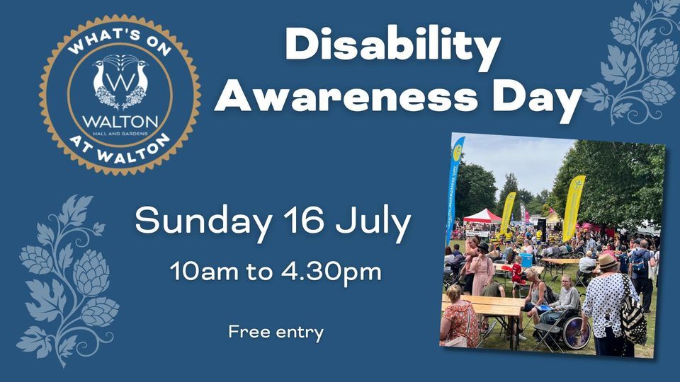 Disability Awareness Day 2023 Walton Hall and Gardens, Warrington, EN