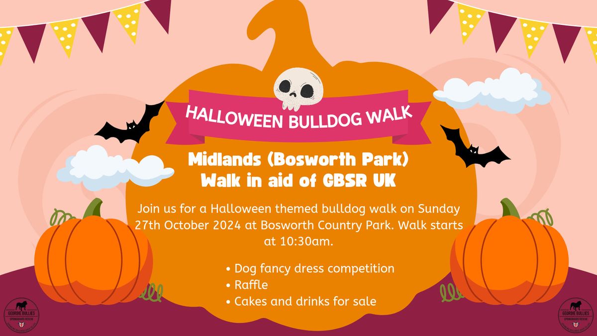 Midlands (Bosworth Country Park) Bulldog Walk for GBSR UK