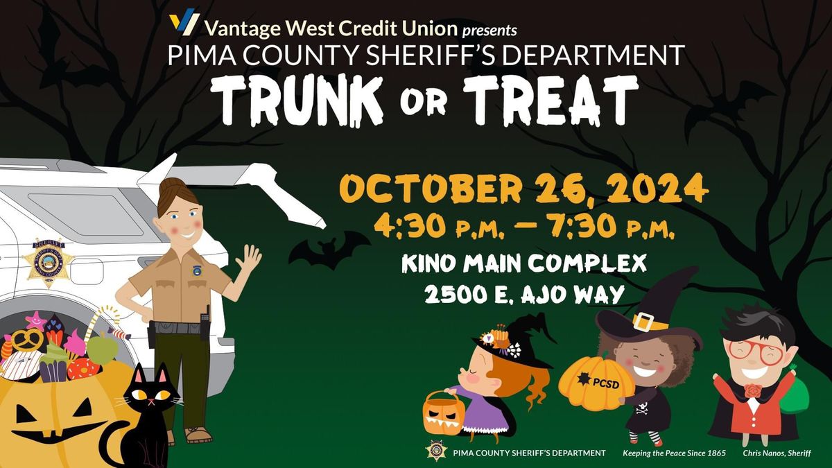 Pima County Sheriff's Dept Trunk Or Treat - 10\/26\/24