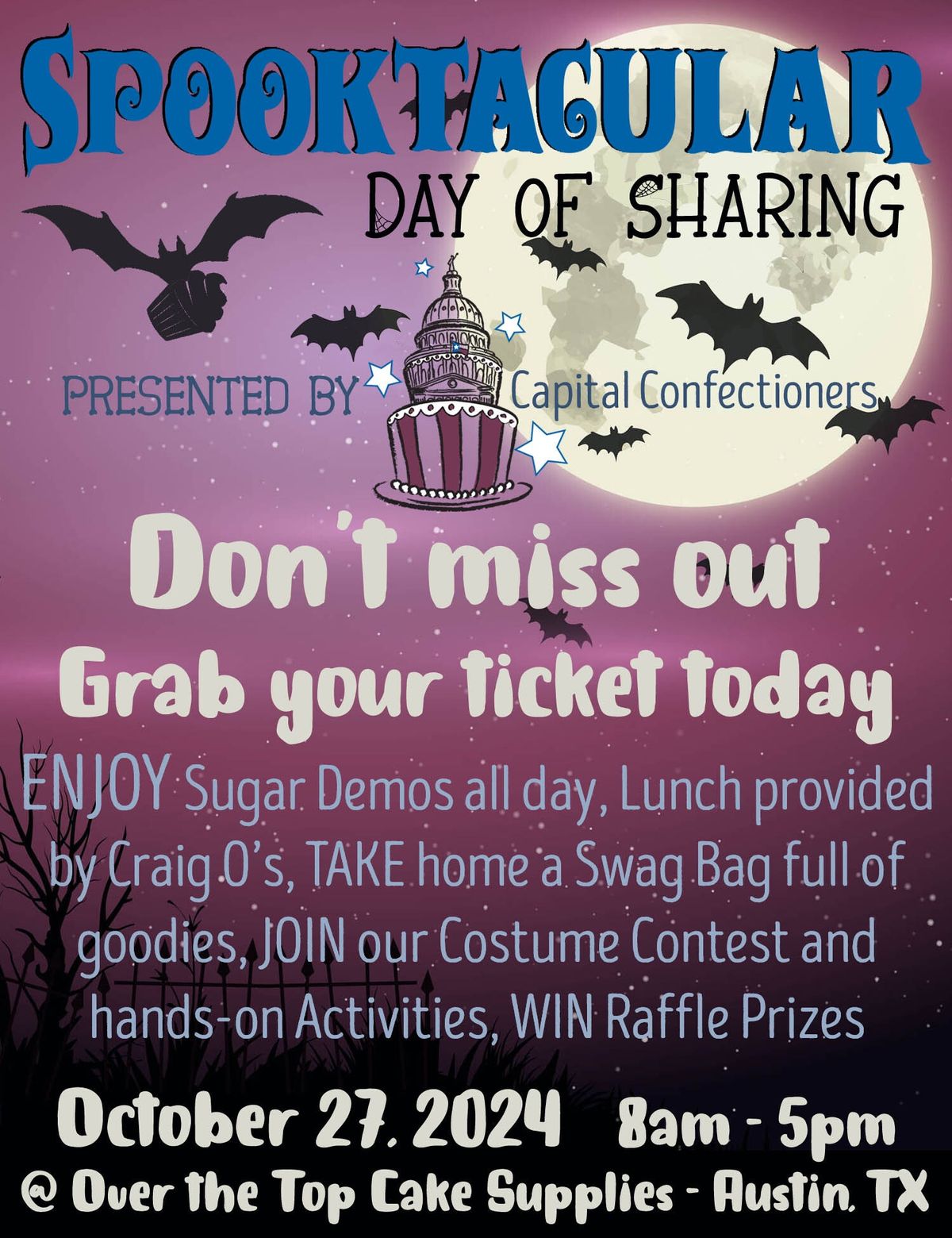 Capital Confectioners Spooktacular Day of Sharing