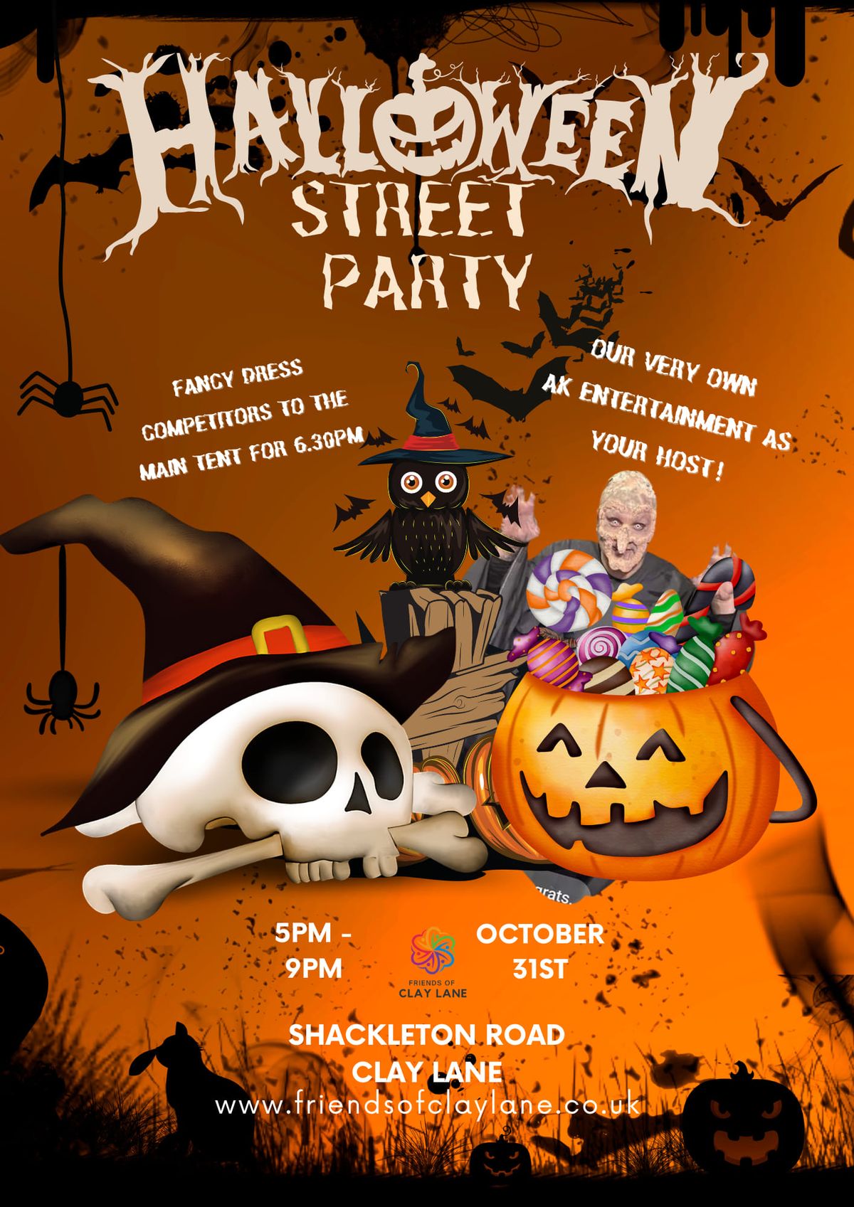 Friends of Clay Lane Halloween Street Party