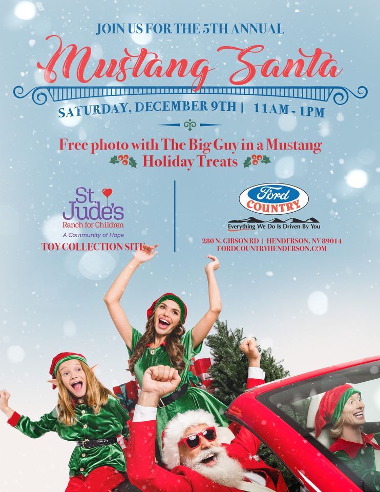 Mustang Santa at Ford Country Ford Country, Henderson, NV December