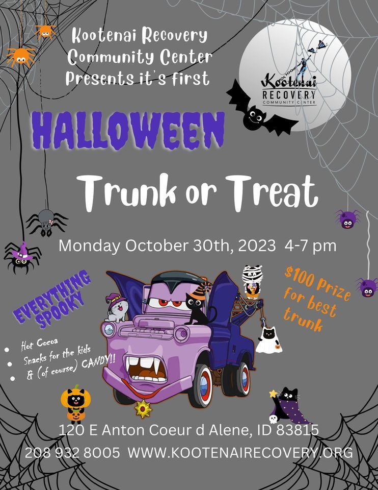 TrunkorTreat at Kootenai Recovery Community Center! Kootenai