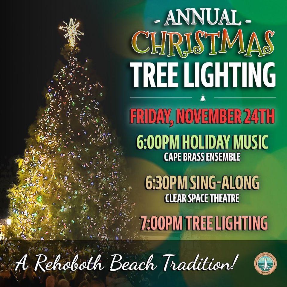 2023 Annual Christmas Tree Lighting Rehoboth Beach Bandstand