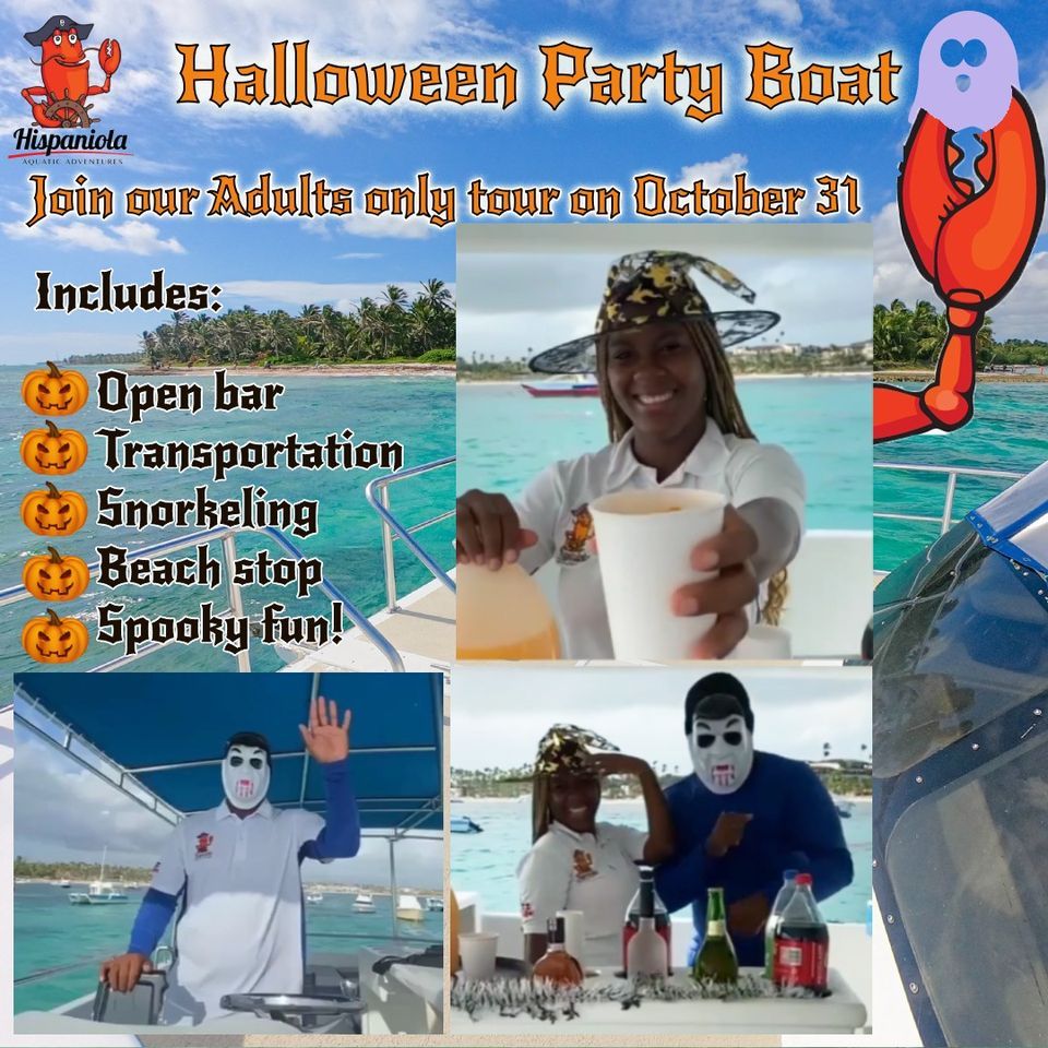 Adults only Halloween party Hispaniola Aquatic Adventures Punta Cana