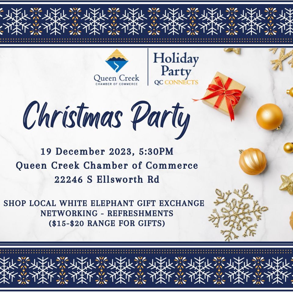 Queen Creek Chamber Christmas Party Queen Creek Chamber of Commerce